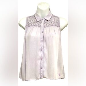 Abercrombie Kids XL lace  lilac top